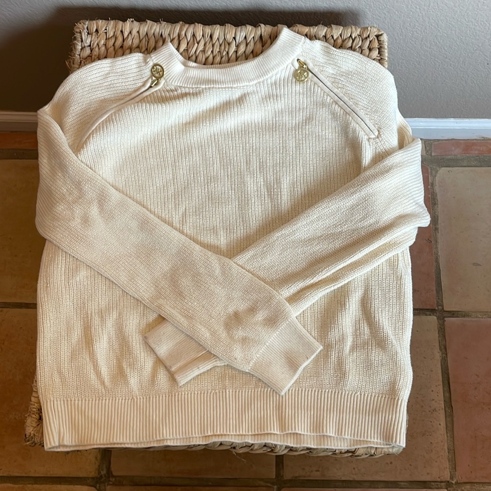 Micheal Kors Cream Sweater-Medium